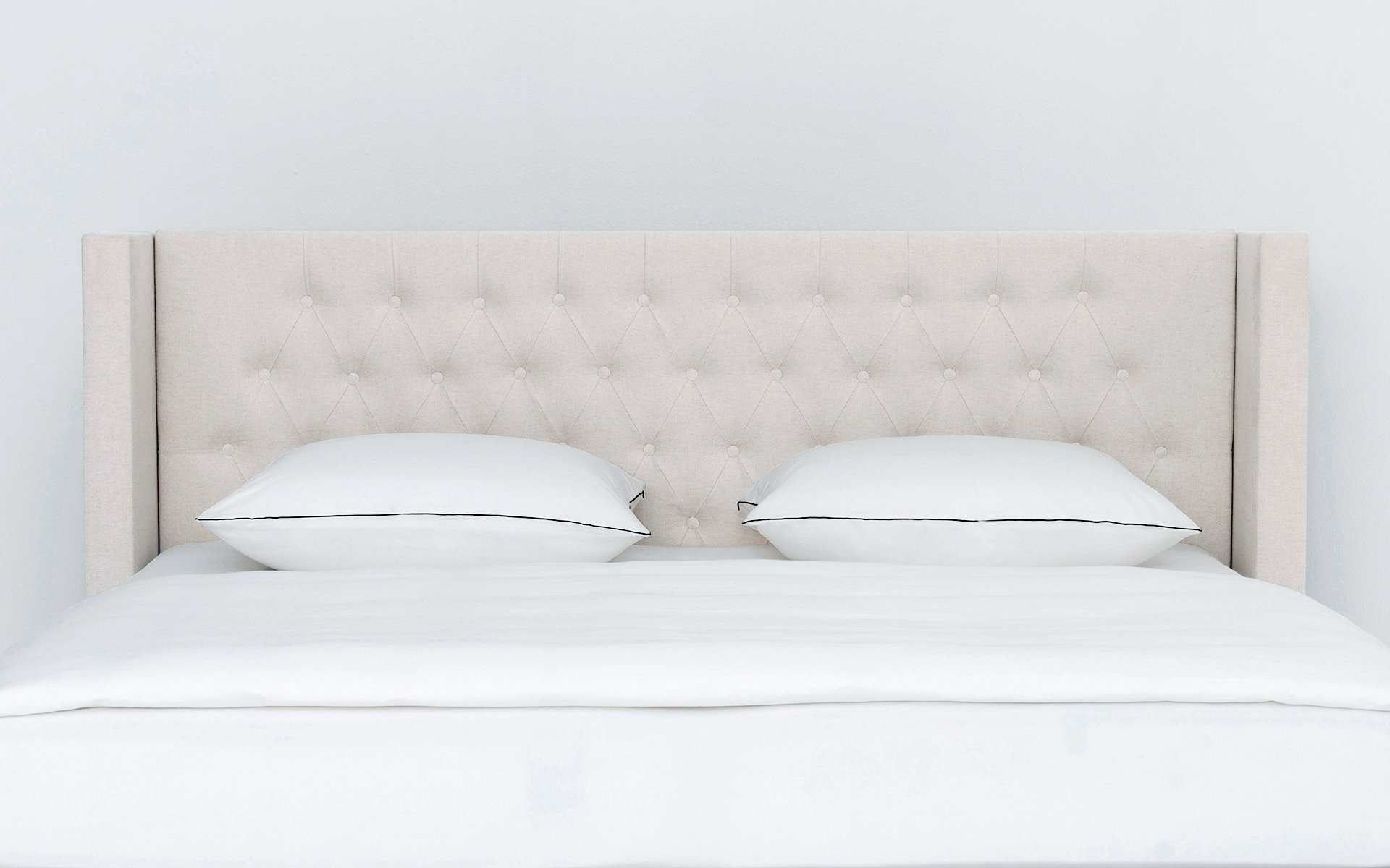 hoofdbord capiton edge low bed habits voorkant